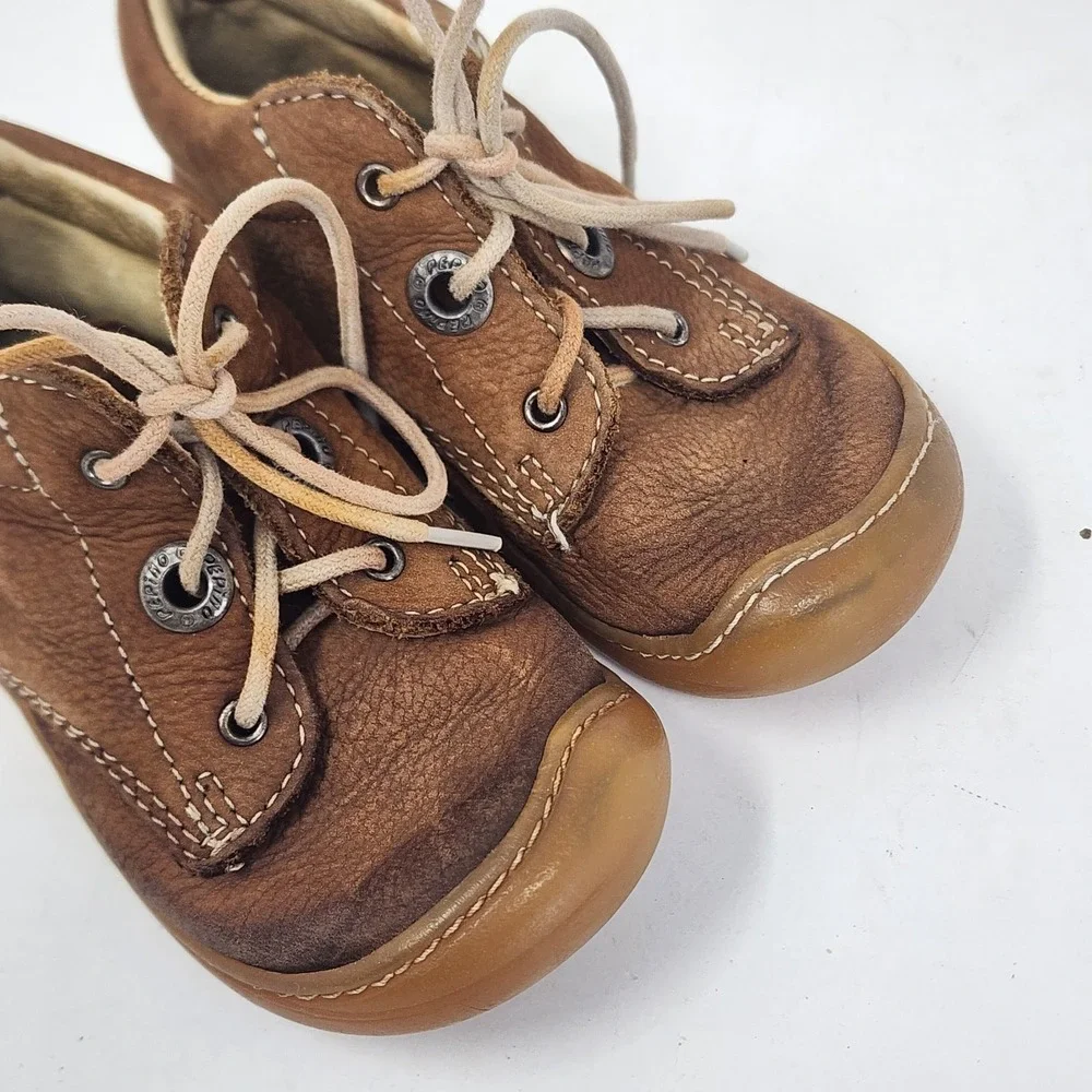 Pepino x Ricosta First Step Trainers Boot Toddler 4T Germany Brown Leather